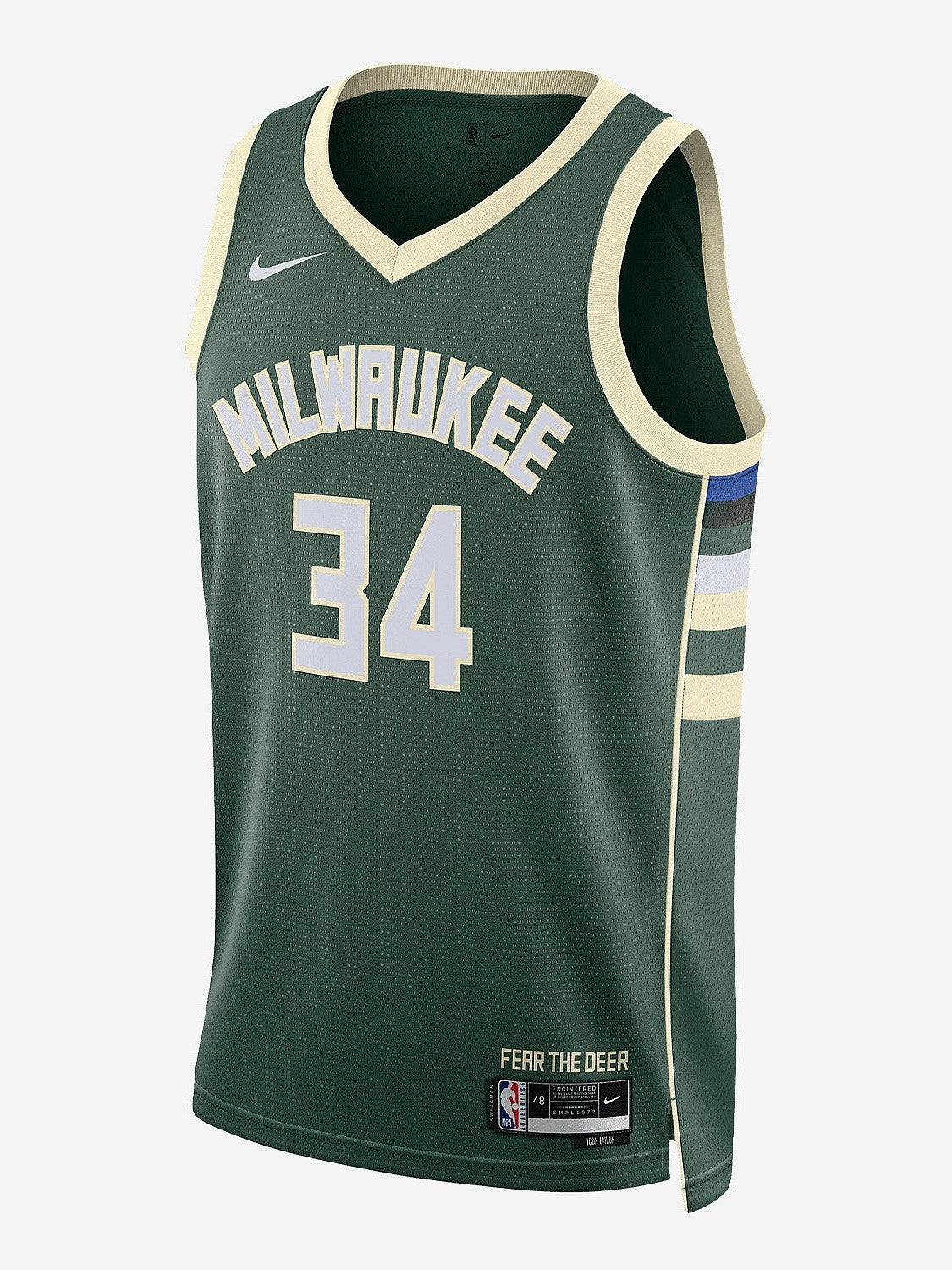 NBA Milwaukee Bucks Giannis Antetokounmpo #34 Icon Edition Swingman Jersey