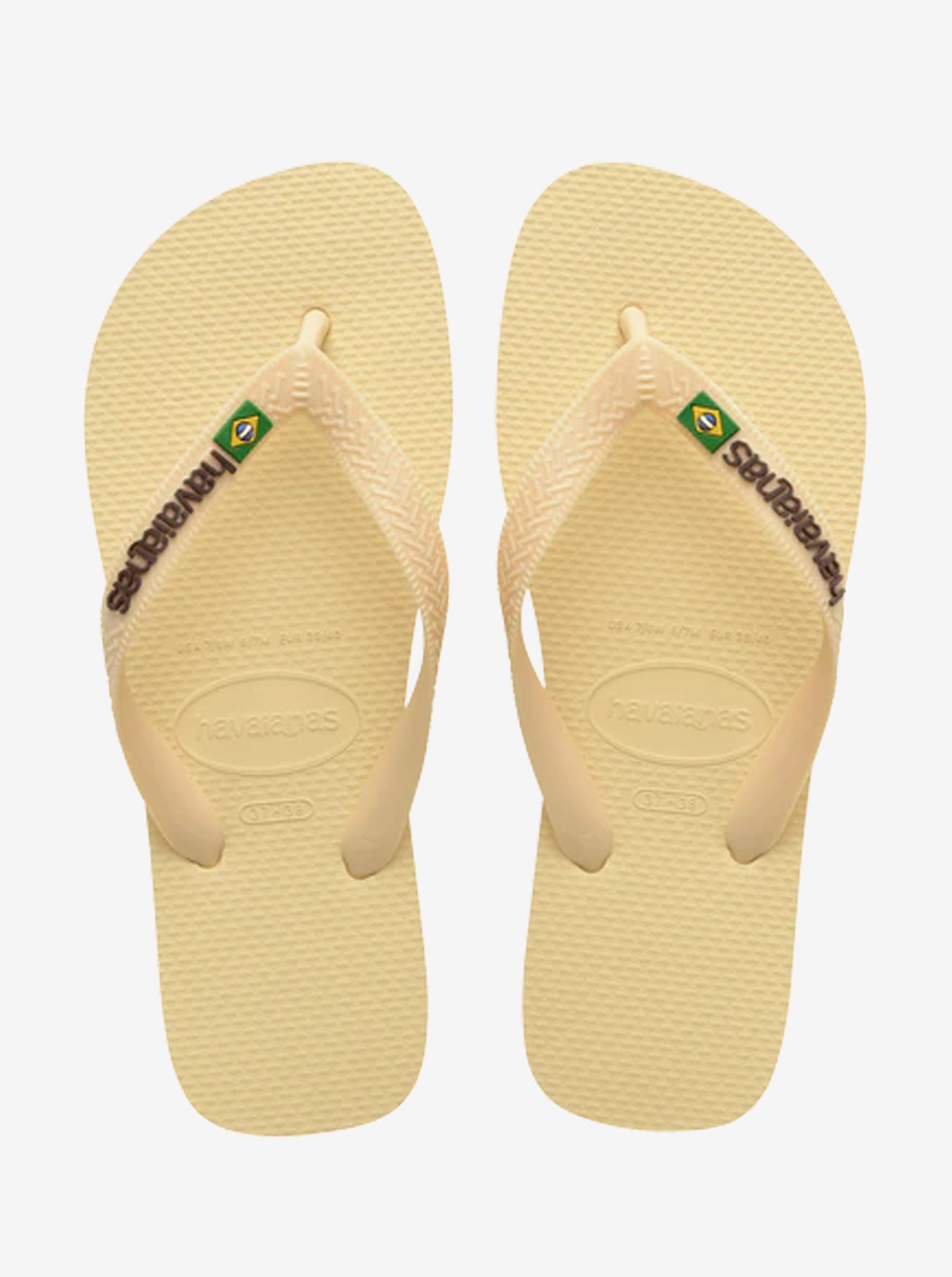 Brazil Logo Flip Flops Womens