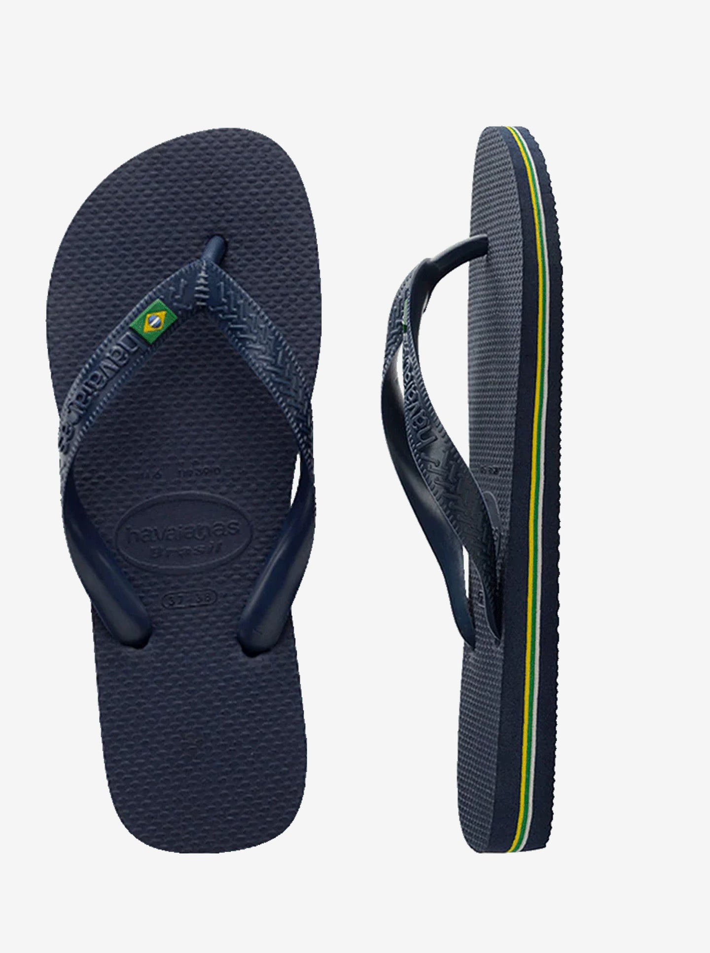 Brazil Logo Flip Flops Mens