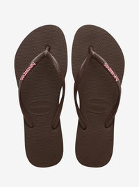 Slim Logo Pop-Up Flip Flops Womens