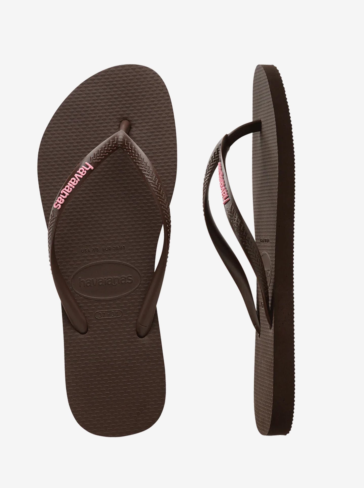 Slim Logo Pop-Up Flip Flops Womens